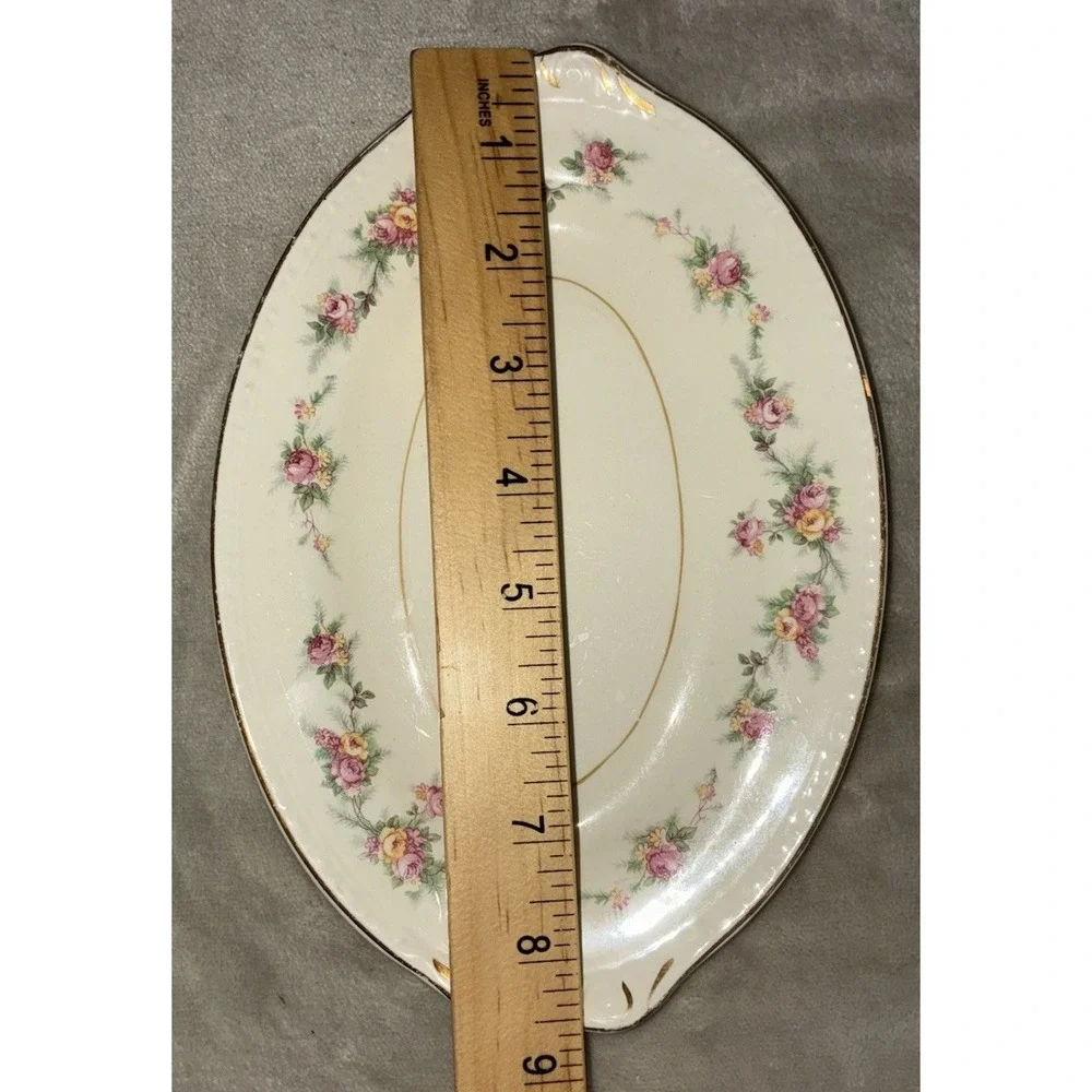 Homer Laughlin Butter Dish Eggshell Georgian 8.75
